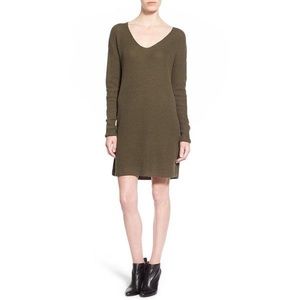 Leith Green Sweater Dress